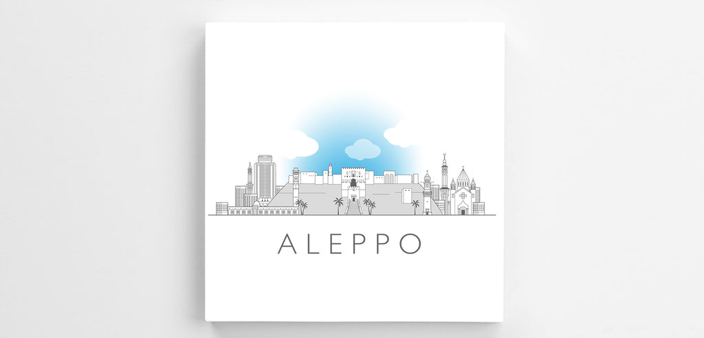 Aleppo Cityscape Canvas Print