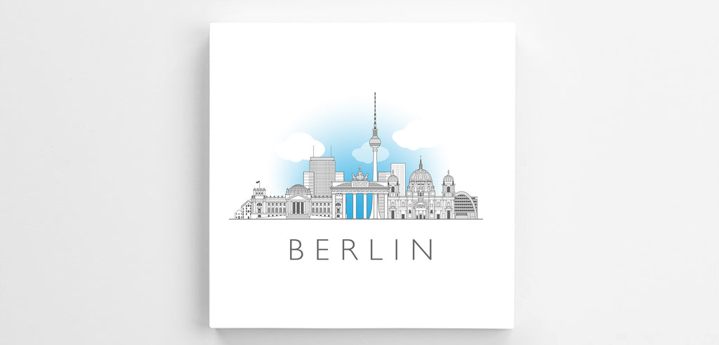 Berlin Cityscape Canvas Print