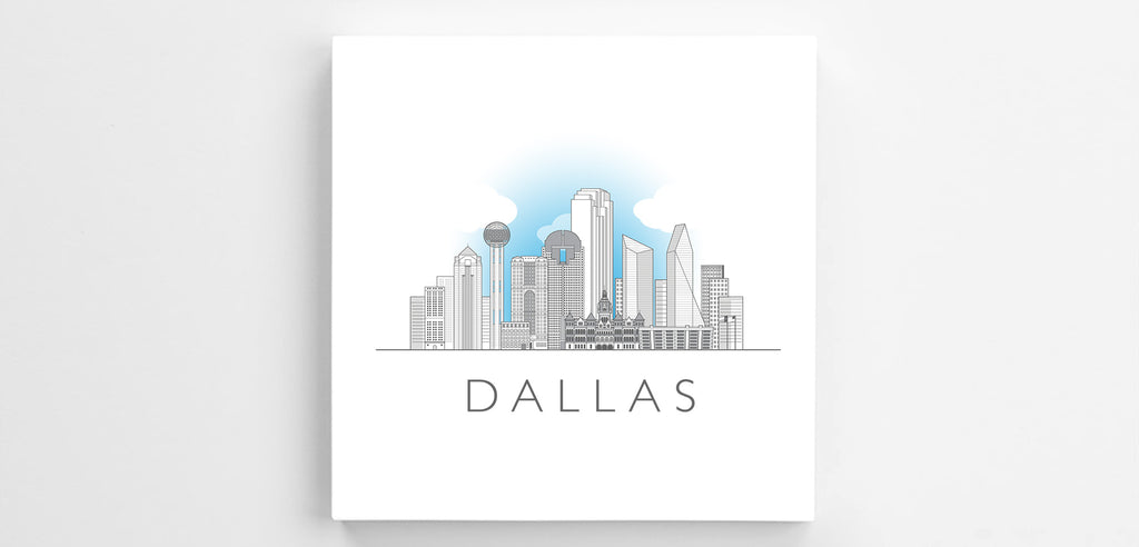 Dallas Cityscape Canvas Print