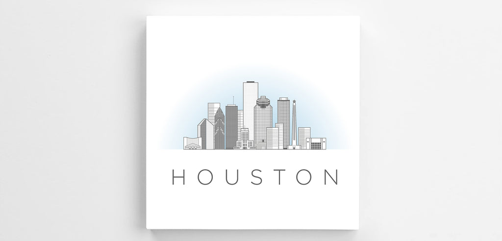 Houston Cityscape Canvas Print