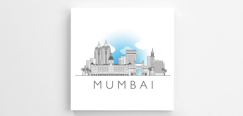 Mumbai, India Cityscape Canvas Print