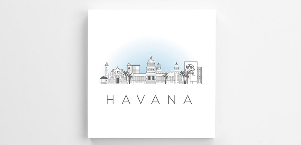 Havana Cityscape Canvas Print