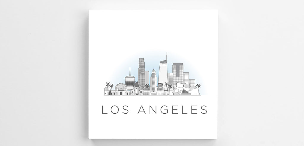 Los Angeles Cityscape Canvas Print